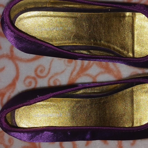 2 pair H&M Satin Espadrille Peep Toe Wedge 1 Black 1 Magenta - Picture 7 of 16